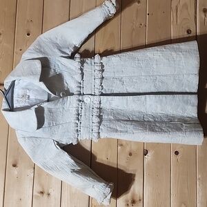 Trish Scully Size 3T Dress with Coat Petticoat Glamour Preloved!